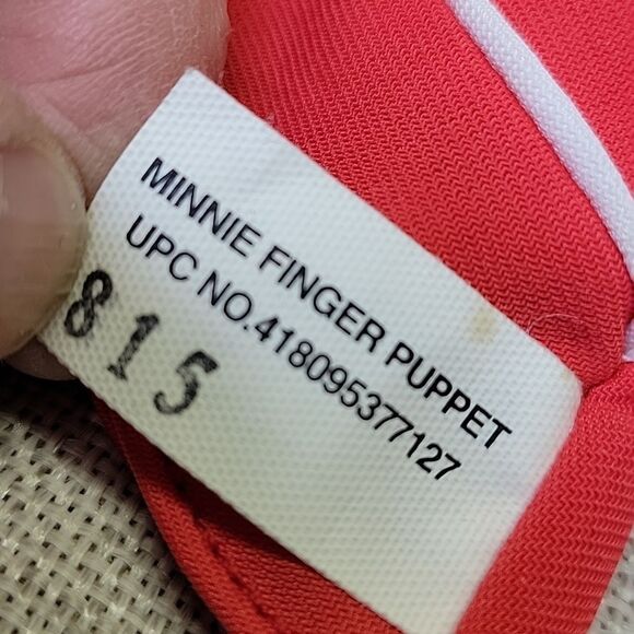 Disney Minnie Mouse Dress up dolls, instruments, finger puppet, ribbon - Picture 3 of 9